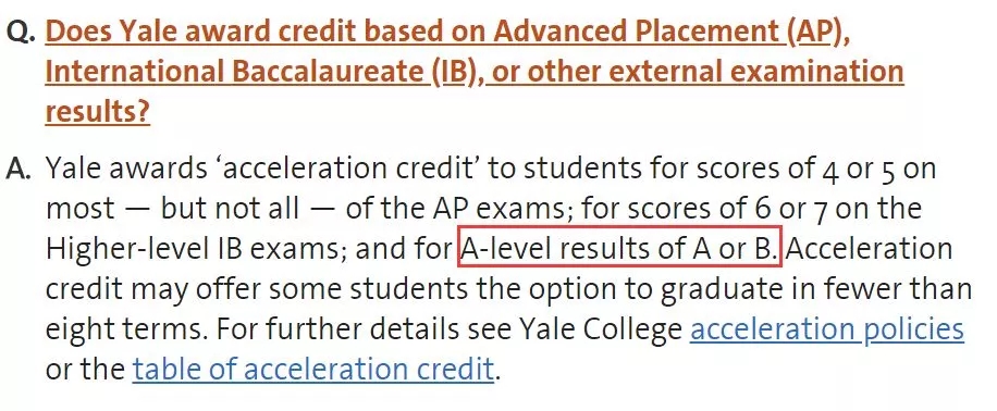 美国大学|申请要求|A-level